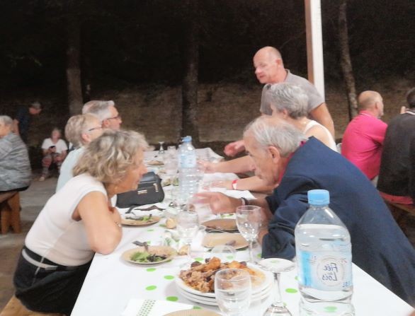 A table en pleine discussion